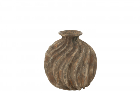 Vaze si boluri - Vază, Balon Antique, Polyresin M, L 34.5| W 34.5| H 7 cm