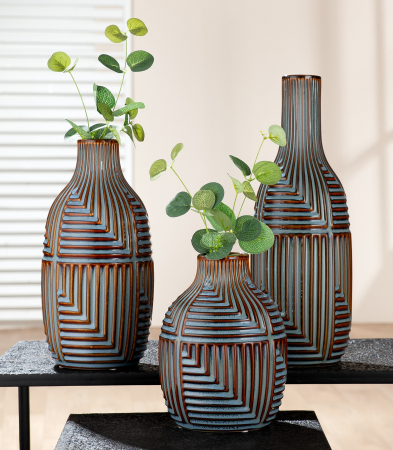 SALE % - Vaza Batista, ceramica, multicolor, 20x15 cm