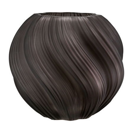 Vaza, "Belly", Sticla, maro inchis, PU 3, L. 18 cm, l. 18 cm, H 16 cm [2]