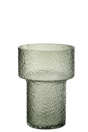 Vaze si boluri - Vază, Betty Sticlă, Verde S, L 21| W 21| H 30 cm