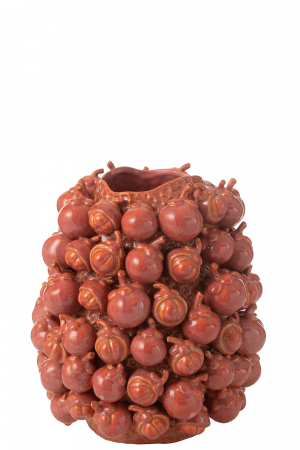 Vază, Botanica Clay Copper Rose S, L 32| W 31| H 36 cm SALE % - Vază, Botanica Clay Copper Rose S, L 32| W 31| H 36 cm