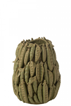 Vaze si boluri - Vază, Botanica Mazare High Clay Verde, L 32| W 30.5| H 38 cm