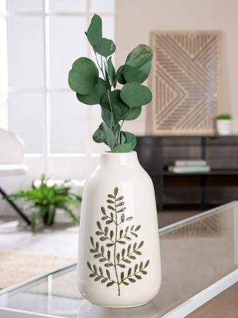 Vaza, Botanico, Ceramica, crem, PU 2, H. 23 cm, D. 12,5 cm [4]