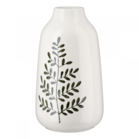 Vaza, Botanico, Ceramica, crem, PU 2, H. 23 cm, D. 12,5 cm VAZE SI GHIVECE - Vaza, Botanico, Ceramica, crem, PU 2, H. 23 cm, D. 12,5 cm