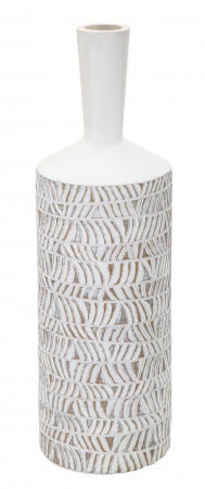 Vaza Bottle Nairobi, Rasina, Alb, 49.5x15x15 cm [1]