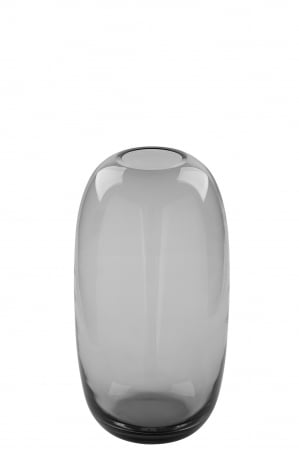 SALE % - Vaza Brasil, Sticla, Gri, 30x16.50 cm