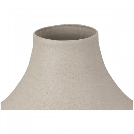 Vază, bulboasă, fier, bej, PU 3, H 13 cm, D 19 cm [1]