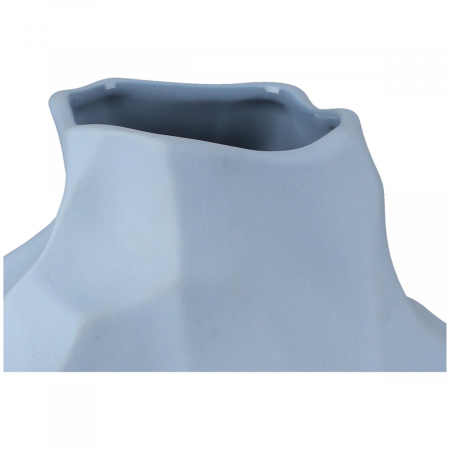 Vază, bulboasă, porțelan, albastră, PU 1, L. 20 cm, l. 24 cm, H 20 cm [2]