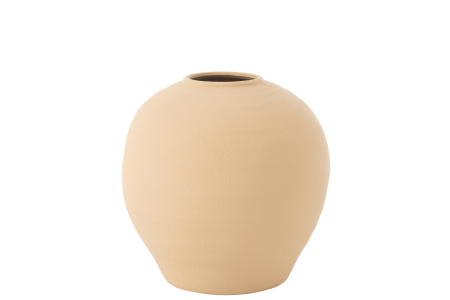 SALE % - Vază, Cassia rotundă, Argila Bej M, L 37| W 37| H 38 cm