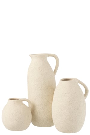 Vaza, Ceramica, Alb, 15x13.5x36 [2]