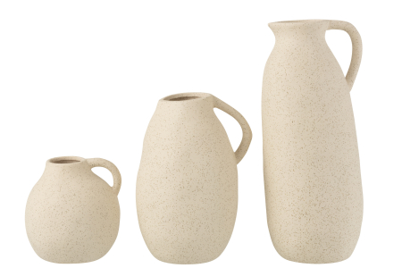 Vaza, Ceramica, Alb, 15x13.5x36 [2]
