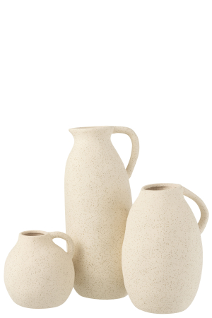 Vaza, Ceramica, Alb, 15x13.5x36 [1]