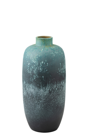 SALE % - Vaza, Ceramica, Albastru, 33x33x72