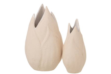 Vaza, Ceramica, Bej, 18x18x32 [1]