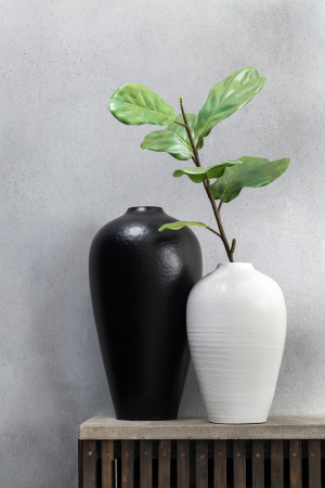 SALE % - Vaza, Ceramica, bej, 22x22x35