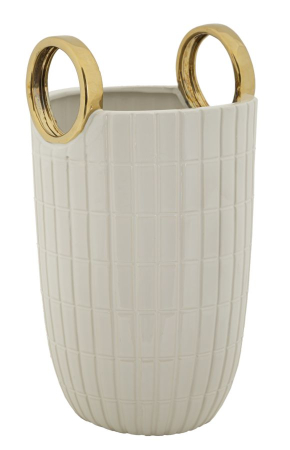 SALE % - Vaza, ceramica cu manere ø 18x25 cm