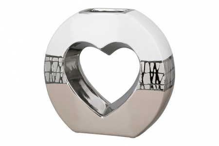 IN STOC - Vaza ceramica inima Pico