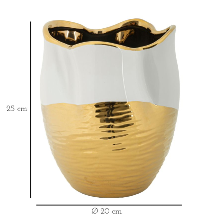 Vaza, ceramica Lux cm ø 20x25 [5]