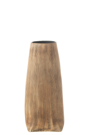 SALE % - Vaza, Ceramica, Maro, 12.5x12x29