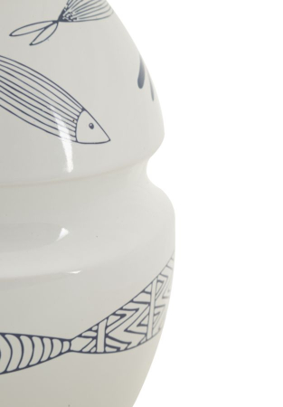 Vaza, ceramica, motiv peste cm ø 15x24 [3]
