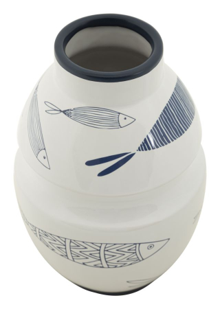 Vaza, ceramica, motiv peste cm ø 15x24 [1]