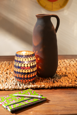 Vaza, Ceramica, Negru, 15x13.5x36 [3]
