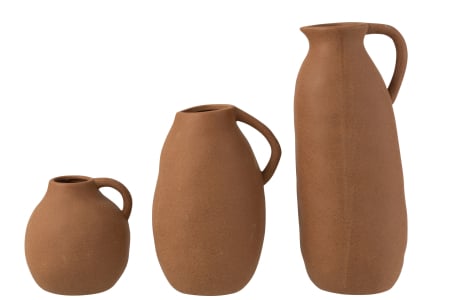 Vaza, Ceramica, Portocaliu, 15x13x36 [2]