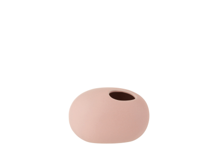 SALE % - Vaza, Ceramica, Roz, 16x10x11