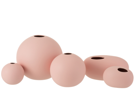 Vaza, Ceramica, Roz, 25x25x23.5 [2]