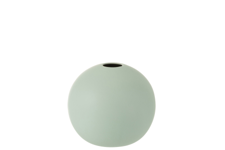 SALE % - Vaza, Ceramica, Verde menta, 18x18x18