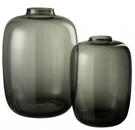 Vaza Cleo, Sticla, Gri, 30x30x45 cm [1]