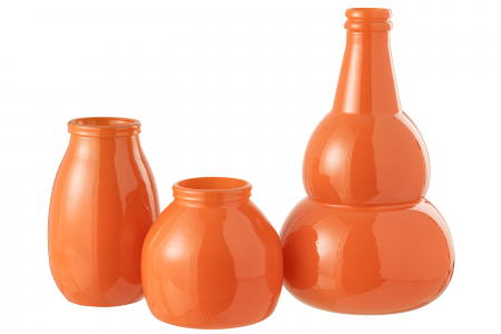 Vază, Cocoon Sticlă, Orange, L 27.5| W 27.5| H 45 cm [1]
