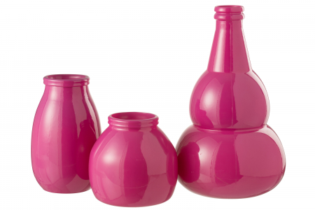 Vază, Cocoon Sticlă, Pink, L 27.5| W 27.5| H 45 cm [1]