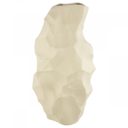 SALE % - Vază, Con, Porțelan, bej, PU 1, L. 15 cm, L. 22 cm, H 39 cm