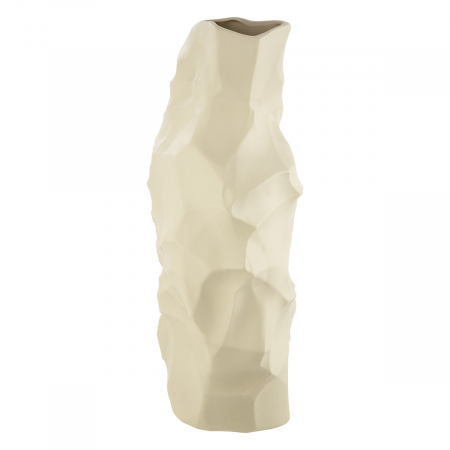 Vază, Con, Porțelan, bej, PU 1, L. 15 cm, L. 22 cm, H 39 cm [2]