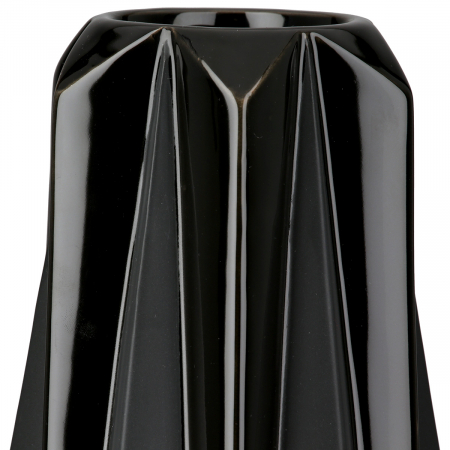 Vaza, conica, Panteon, Ceramica, neagra, PU 2, H. 30 cm, D. 15 cm [3]