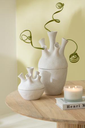 Vază, Coral Clay Alb S, L 17| W 17| H 19.5 cm [2]