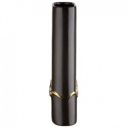 Vaza Creolo, Ceramica, Negru/Auriu, 8x14x34.5 cm [1]