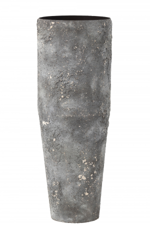 SALE % - Vaza Cylinder, Metal/Fier, Gri, 23x23x70 cm