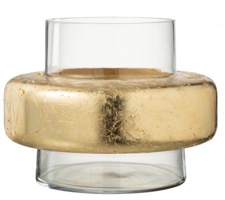 Vaza Cylinder, Sticla, Transparent, 33x33x25 cm SALE % - Vaza Cylinder, Sticla, Transparent, 33x33x25 cm