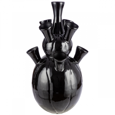 Vază de podea, Fier, negru, PU 1, H 64 cm, D 35 cm [1]