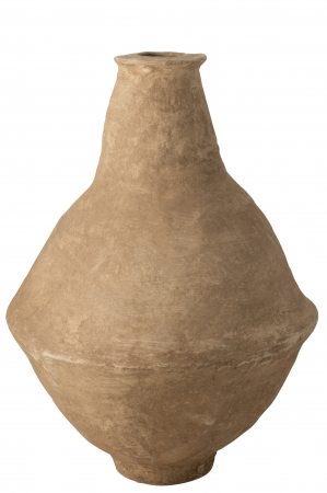 SALE % - Vaza decorativa Chad, Hartie, Maro, 61x61x86 cm
