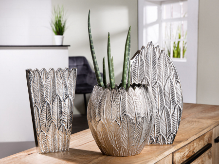 SALE % - Vaza din aluminiu Feather