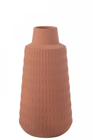 Vaze si boluri - Vază din Porțelan, sculptată, Terras, L 15.5| W 15.5| H 31 cm