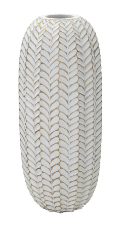 SALE % - Vaza, din rasina cu frunze ø 18,5x46 cm