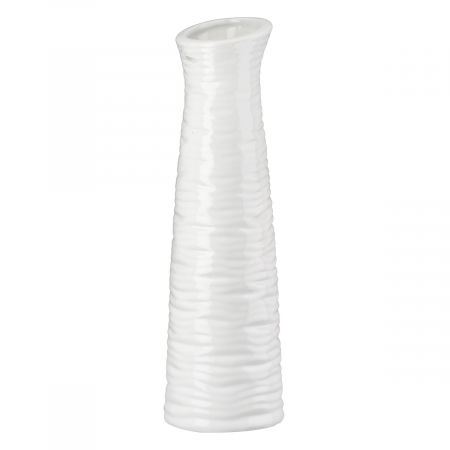 Vaza, Diverso, Ceramica, alba, PU 6, 3 buc. asortate, H. 33,5 cm, D. 9 cm [1]