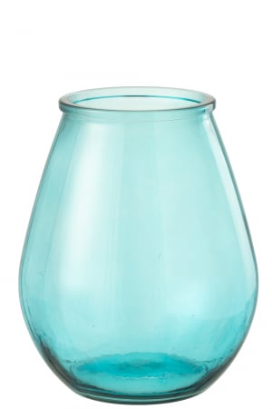 SALE % - Vază, Egg Sticlă, Aqua L, L 29| W 29| H 35.5 cm