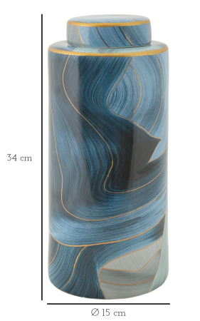 Vaza, eleganta din ceramica ø 15x34 cm [6]