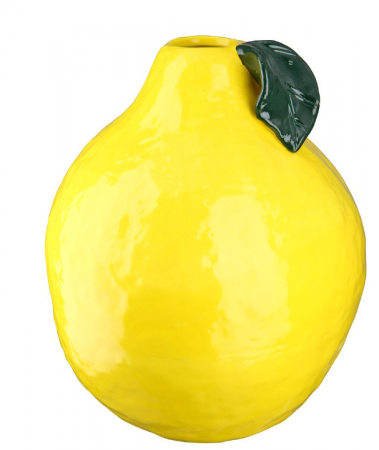 IN STOC - Vaza LIME, Handmade, ceramica, galben , 18,5X 21,5 cm