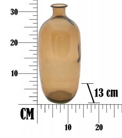 Vaza FAT, galben, 13X31 cm, Mauro Ferretti [7]
